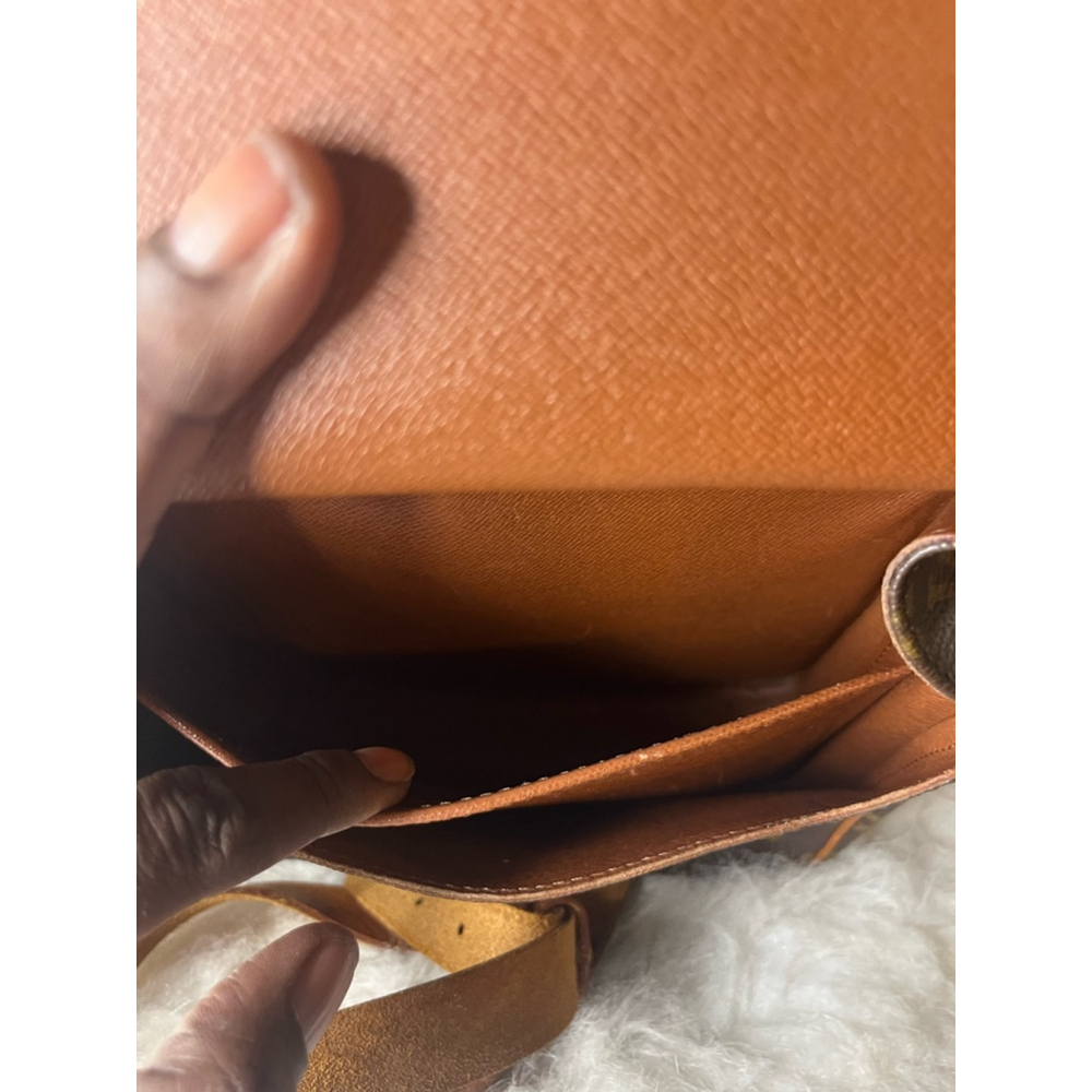 LOUIS VUITTON Cartouchiere GM Shoulder Bag Monogram Leather Brown France M51252 - Picture 12 of 16